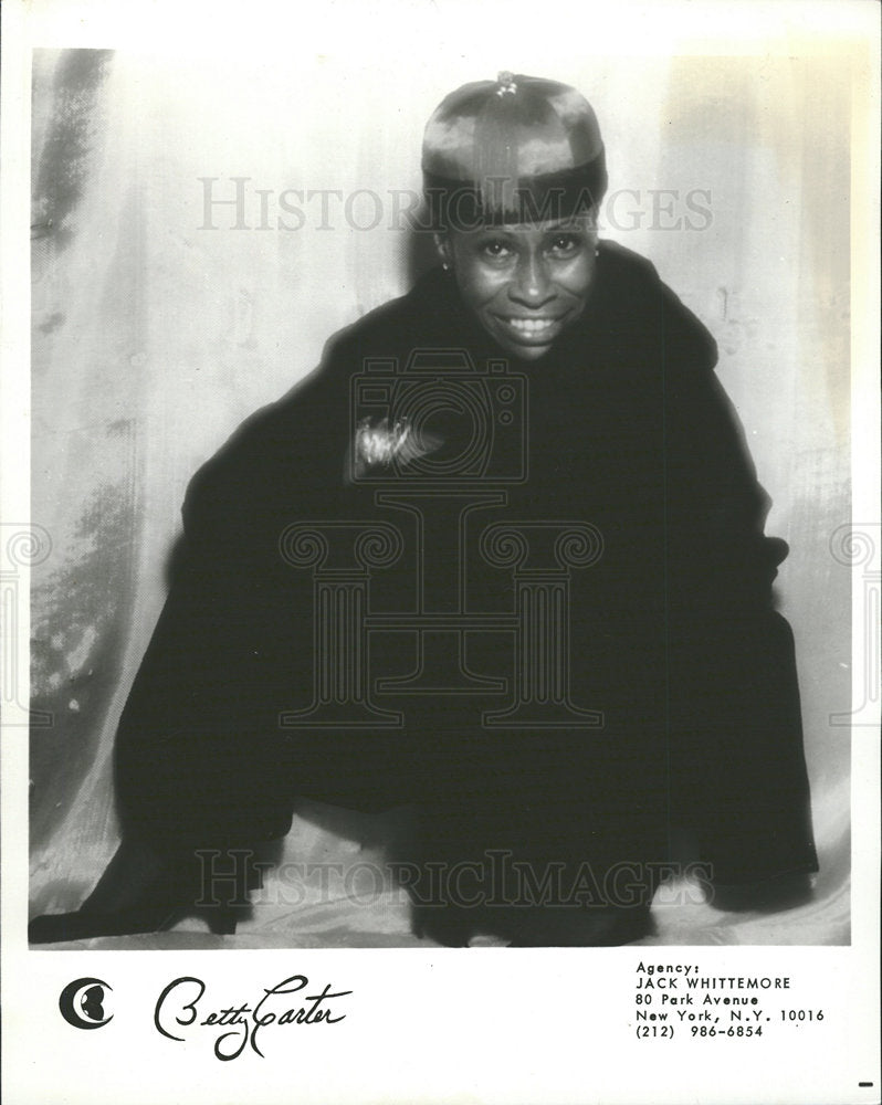 1979 Press Photo American Jazz Singer Betty Carter - Historic Images
