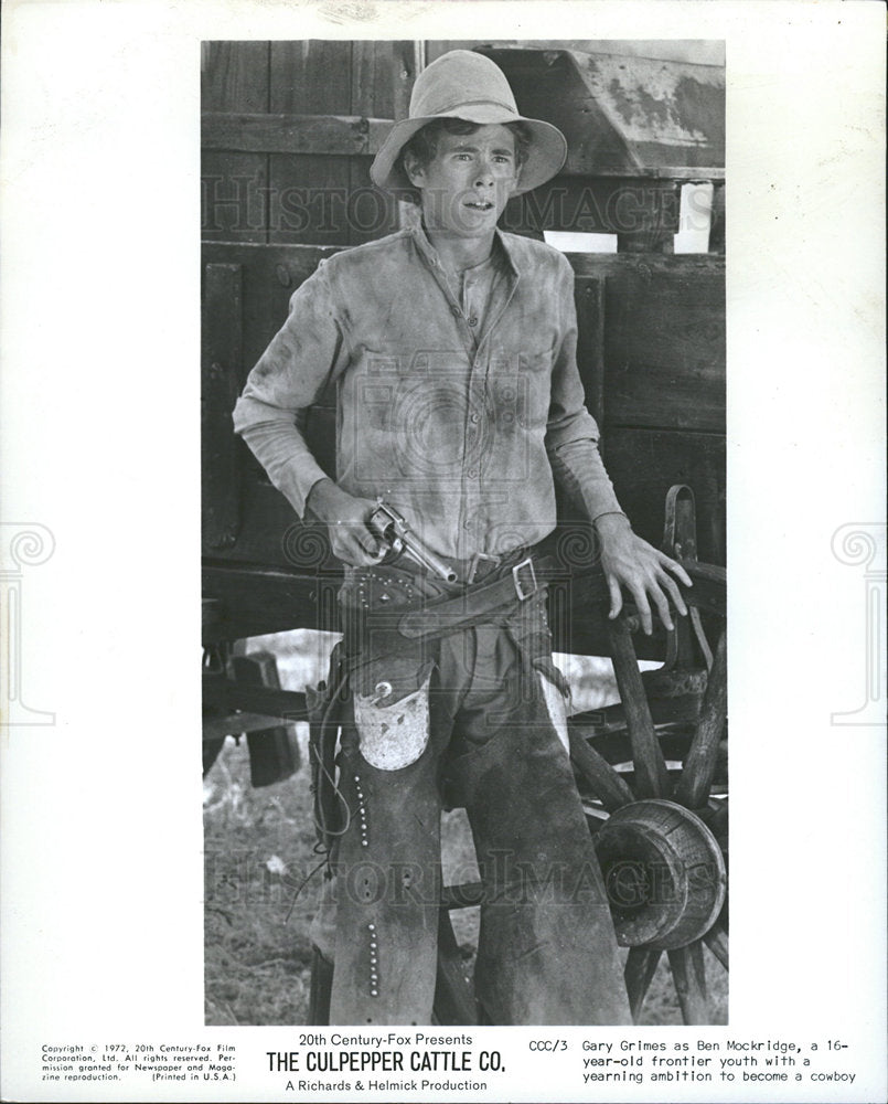 1976 Press Photo Gary Grimes as Ben Mockridge  - Historic Images