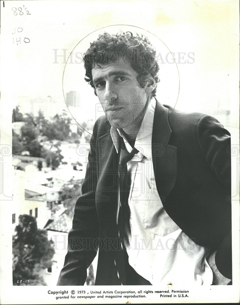1973 Press Photo Elliott Gould Hollywood Actor Chicago - Historic Images