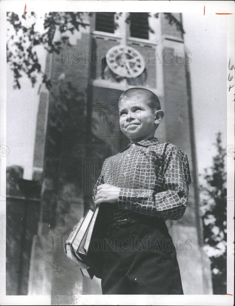 1964 Press Photo Mike Grost Youngest Freshman Ever - Historic Images