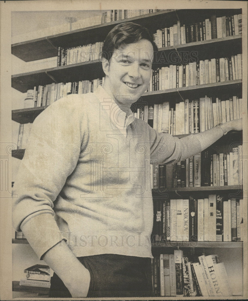 1969 Press Photo medical Michael Crichton Medicine Mass - Historic Images