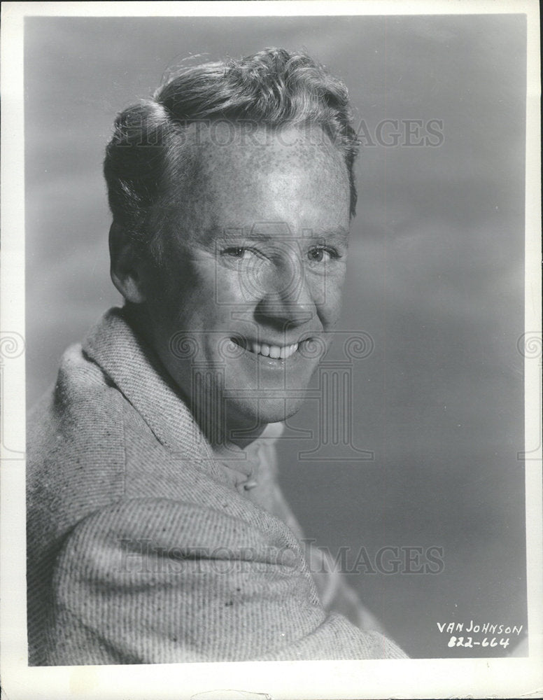 Press Photo Van Johnson Actor Dancer - Historic Images