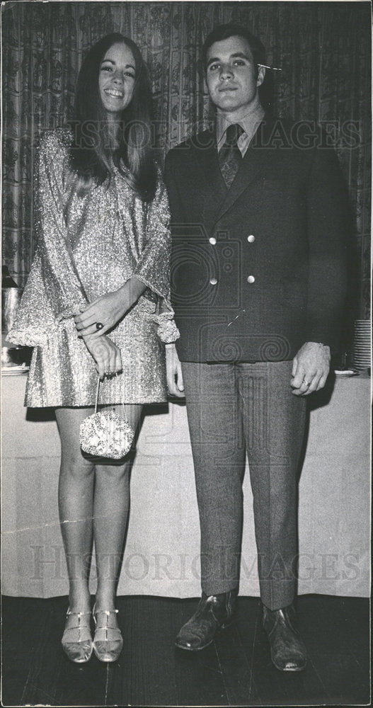 1970 Press Photo Miss Justina Seeburg & John Heuvelman - Historic Images