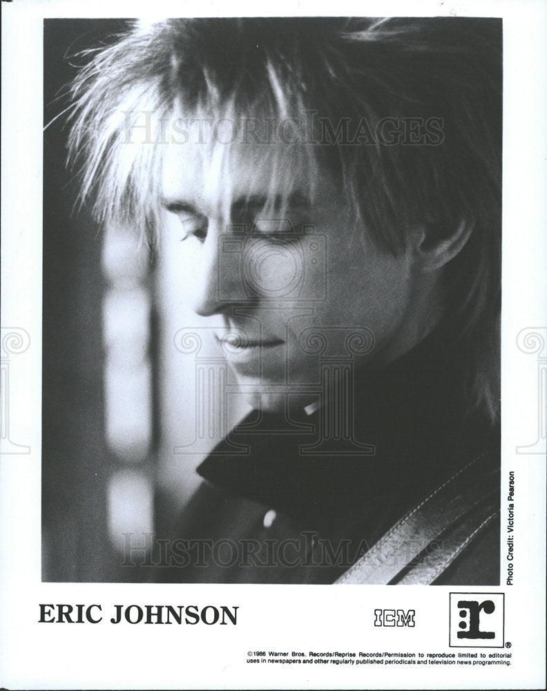 1986 Press Photo Eric Johnson American Austin Fusion  - Historic Images