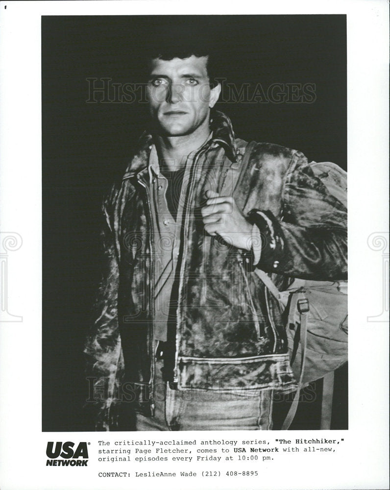 1989 Press Photo USA The Hitchhiker Fletcher Network - Historic Images