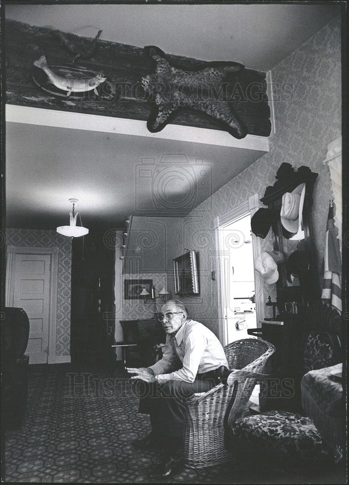 1975 Press Photo Roy Fling At Home In Colorado - Historic Images
