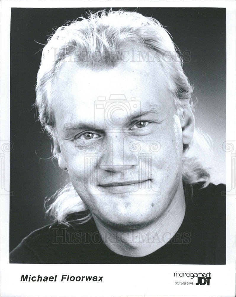 1987 Press Photo Michael Floorwax jockey Groove Hawgs - Historic Images