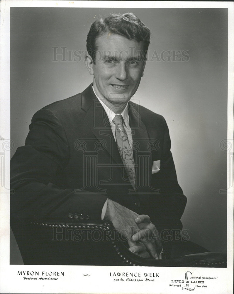 1966 Press Photo Myron Floren American Musician Chicago - Historic Images