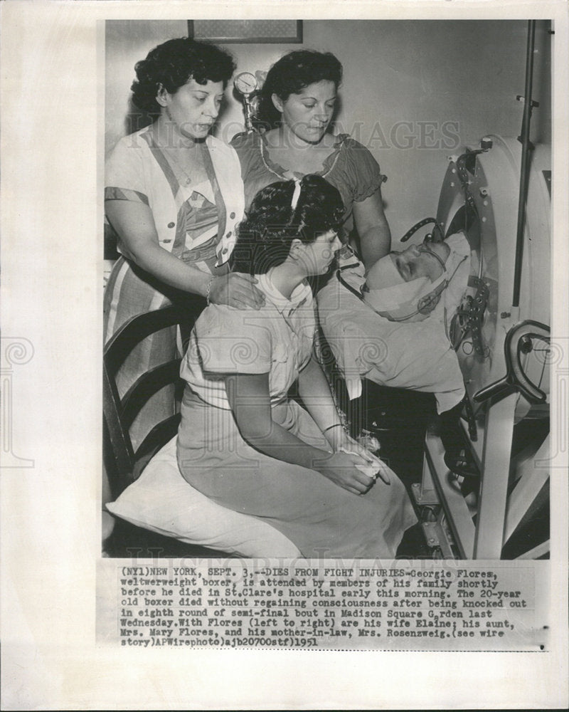 1951 Georgie Flores Clare Hospital Boxer-Historic Images