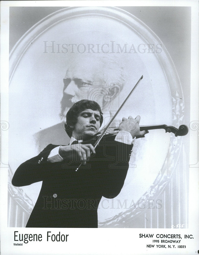 1977 Press Photo Eugene Nicholas Fodor Juilliard School - Historic Images