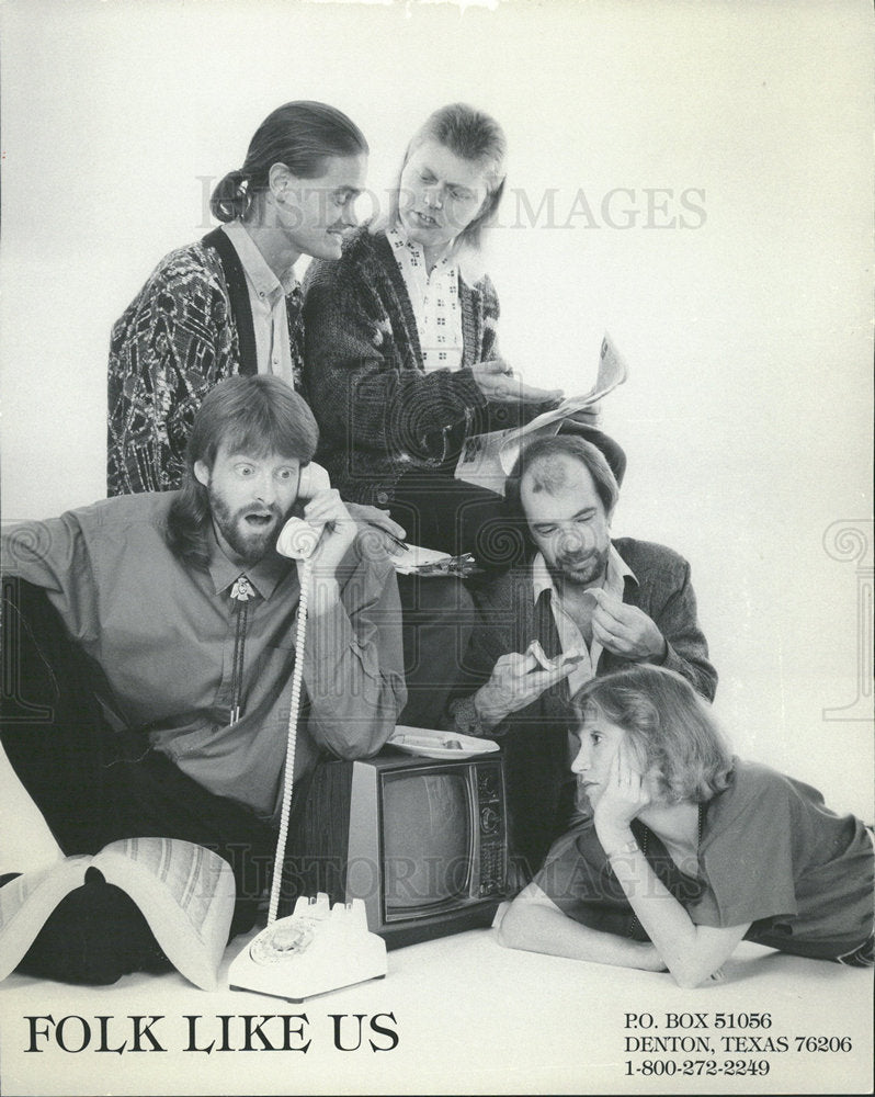 1992 Press Photo Folk Like Us Music Radio Program WDET - Historic Images