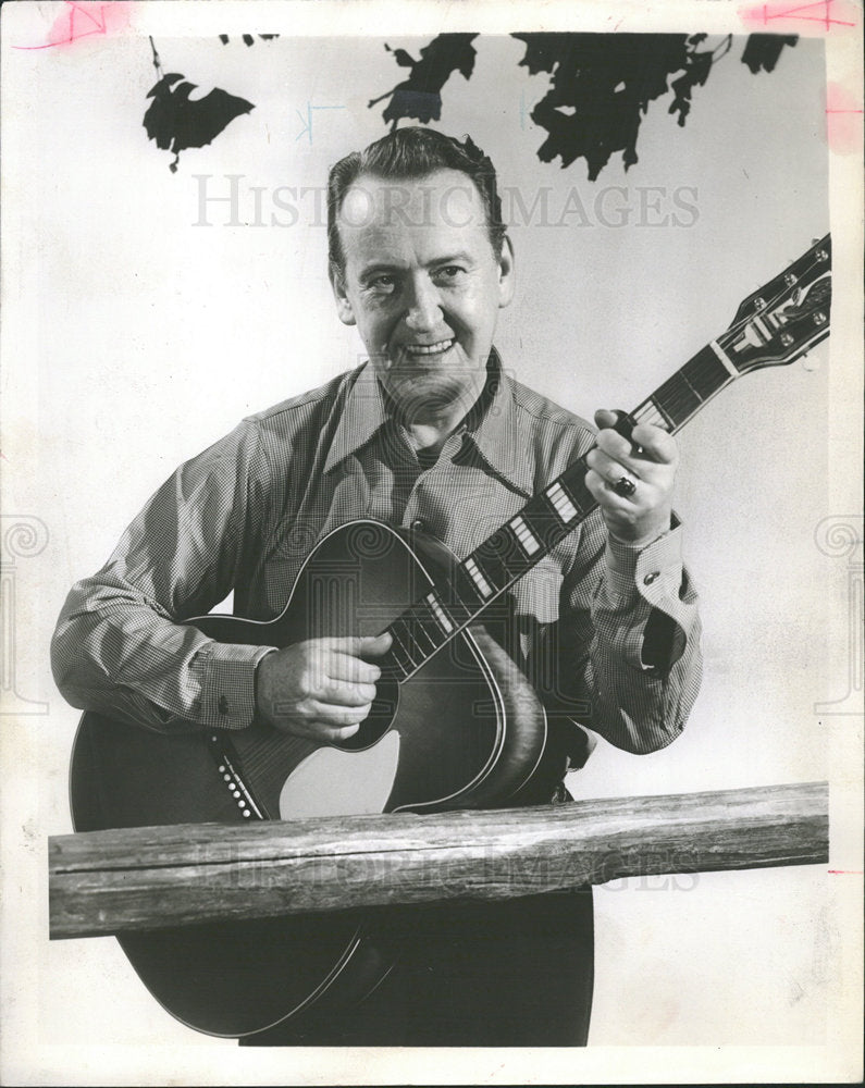1956 Clyde Julian Foley American singer TV - Historic Images