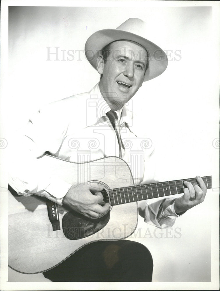 1959 Press Photo Red Foley Show Radio Network Saturday  - Historic Images
