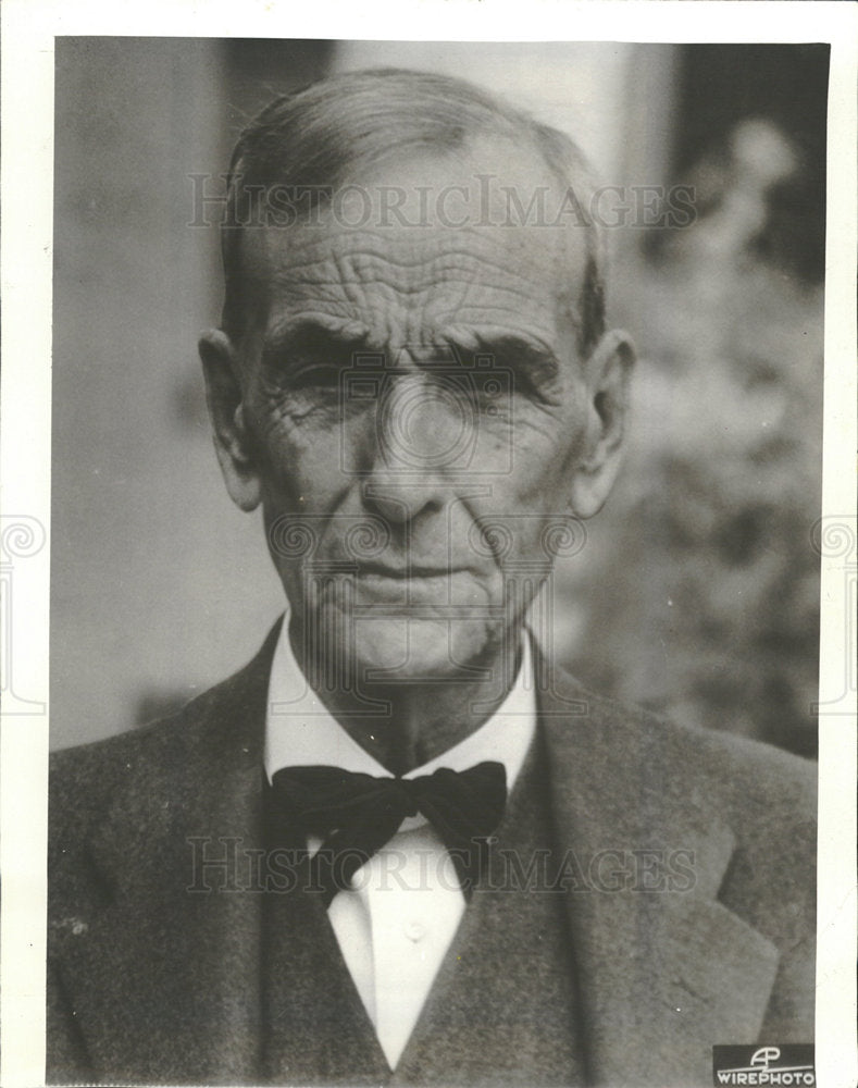 1937 Press Photo E W Howe Novelist Newspaper Editor - Historic Images