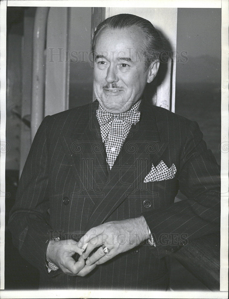1940 Press Photo Roy Howard NY Burton Wheeler Senator - Historic Images