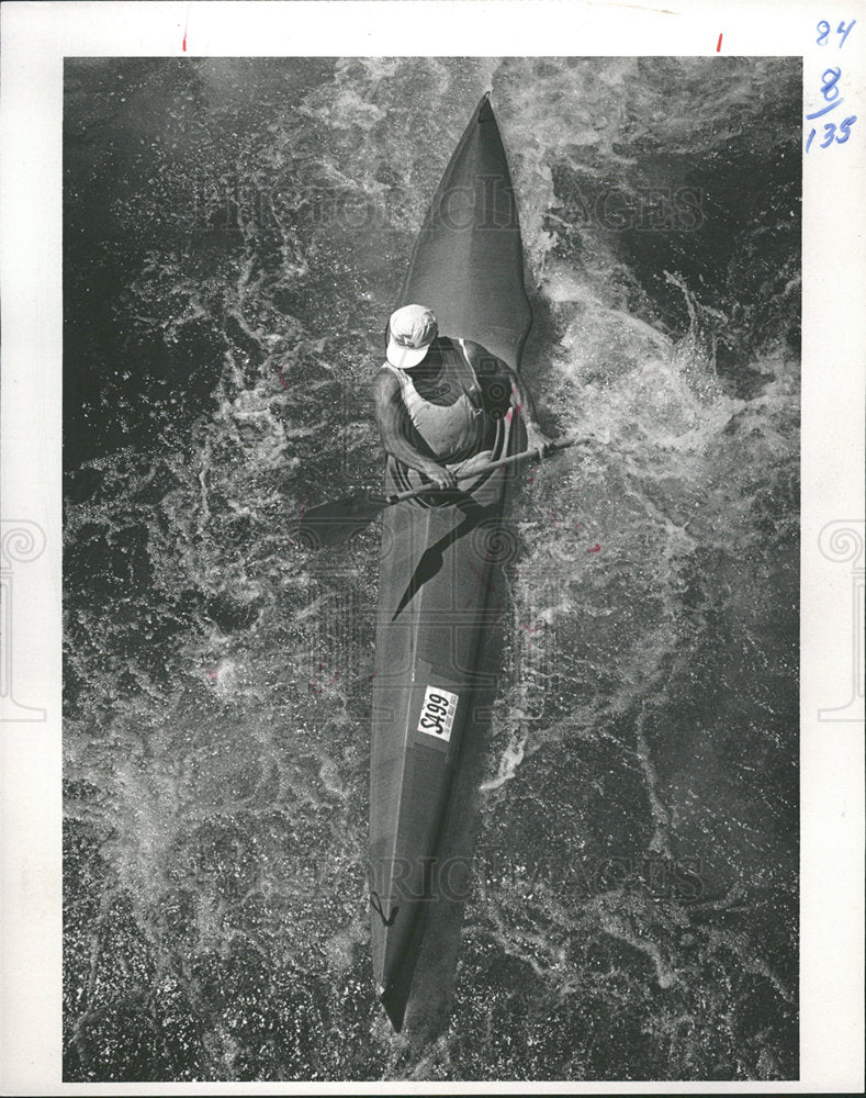 1985 Press Photo Gary Lacy South Section Superstar Race - Historic Images