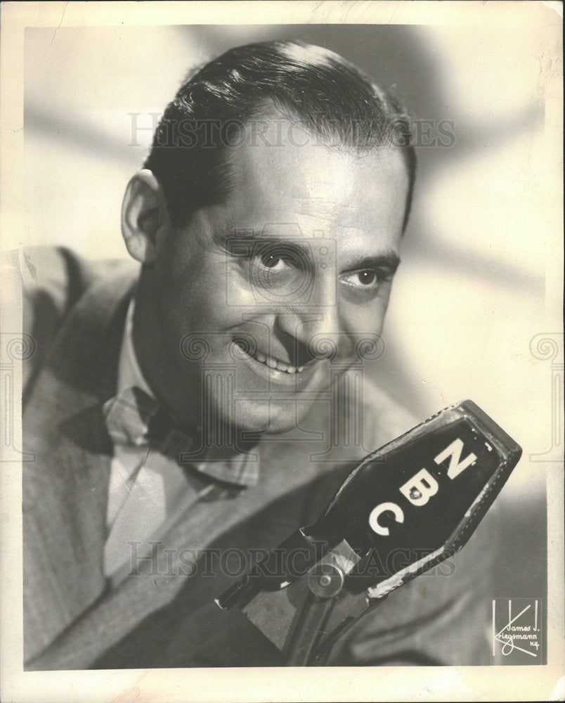 1950 Press Photo Ben Grauer American TV Radio Host - Historic Images