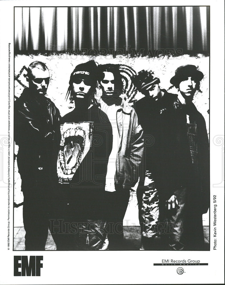 1993 Press Photo EMF United Kingdom Schubert Dip Chart - Historic Images