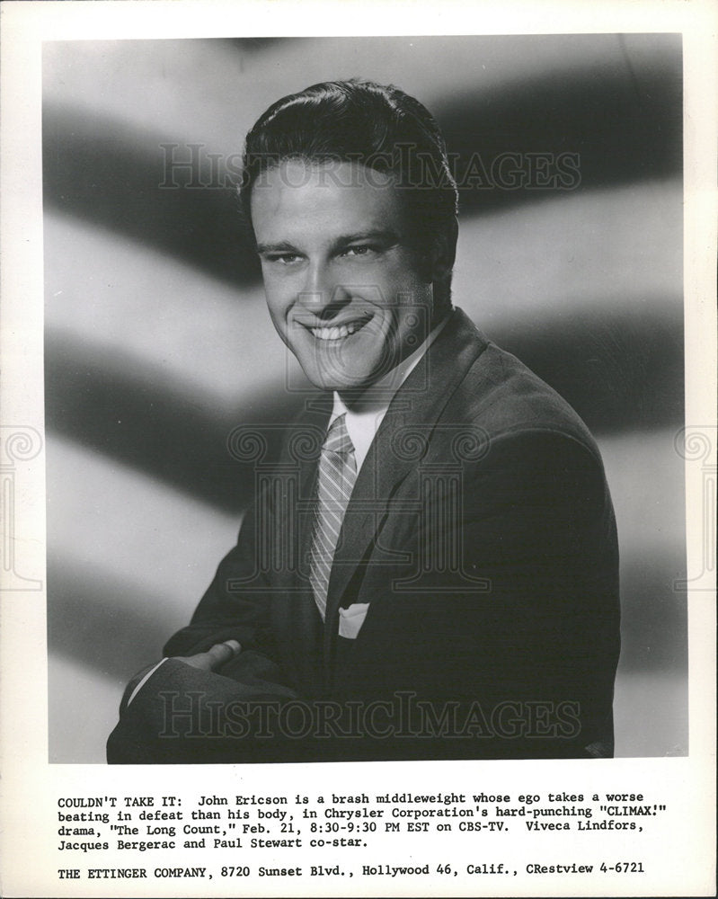 1957 Press Photo John Ericson Chrysler Climax long Coun - RRY11551 - Historic Images