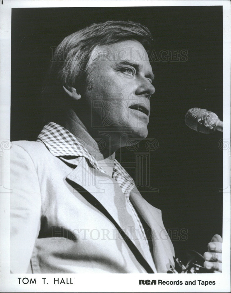 1979 Press Photo Tom T Hall country music singer - Historic Images