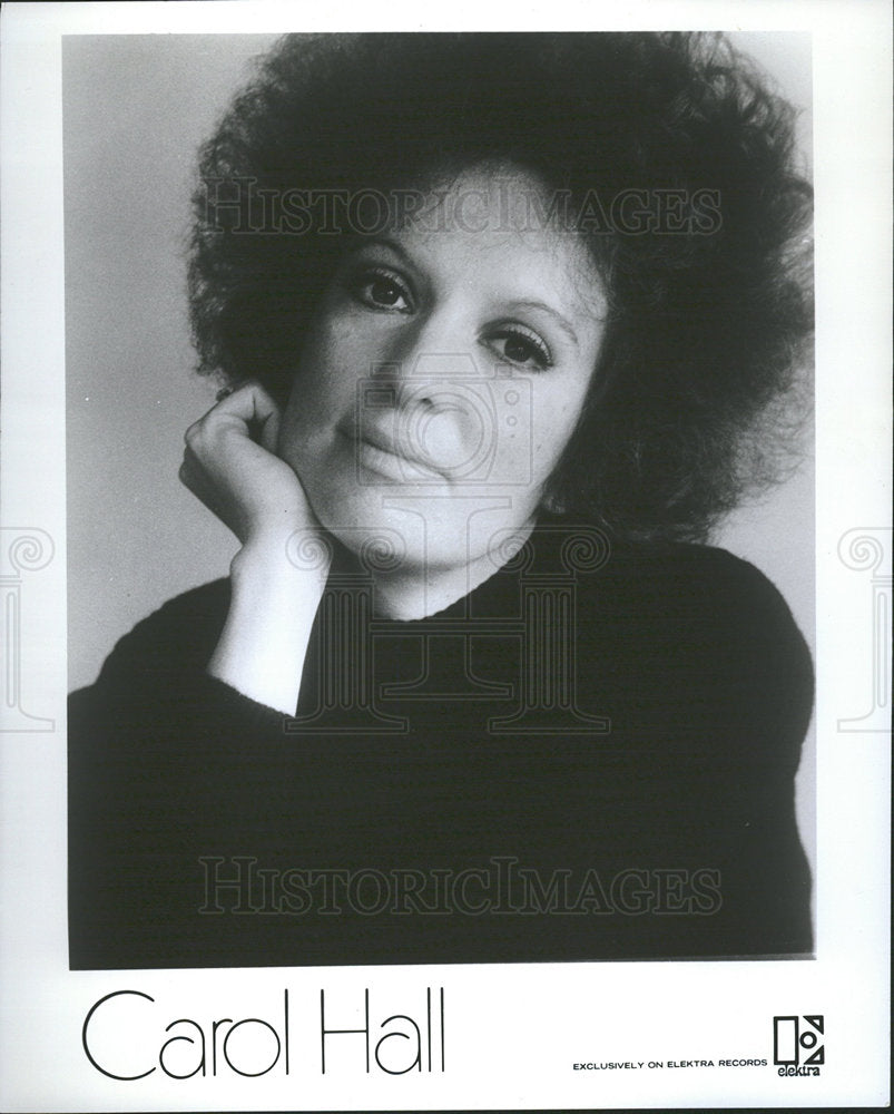 1972 Press Photo Carol Hall Lyricist - Historic Images