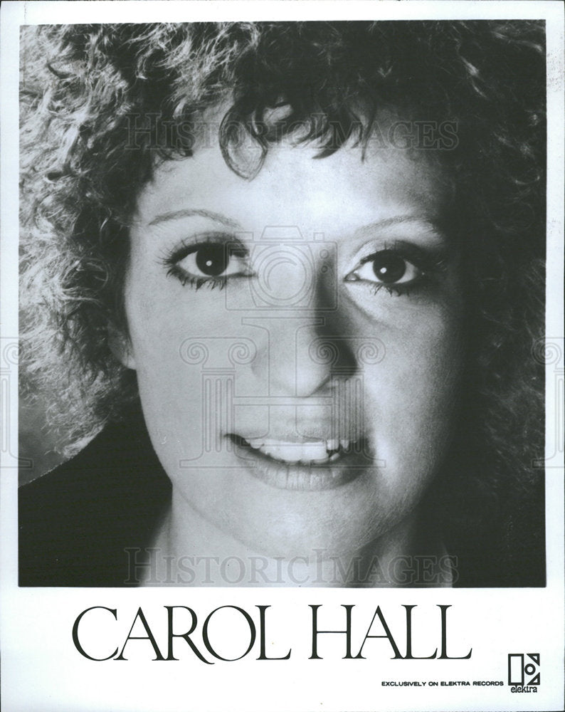 1972 Press Photo Carol Hall  American composer - Historic Images