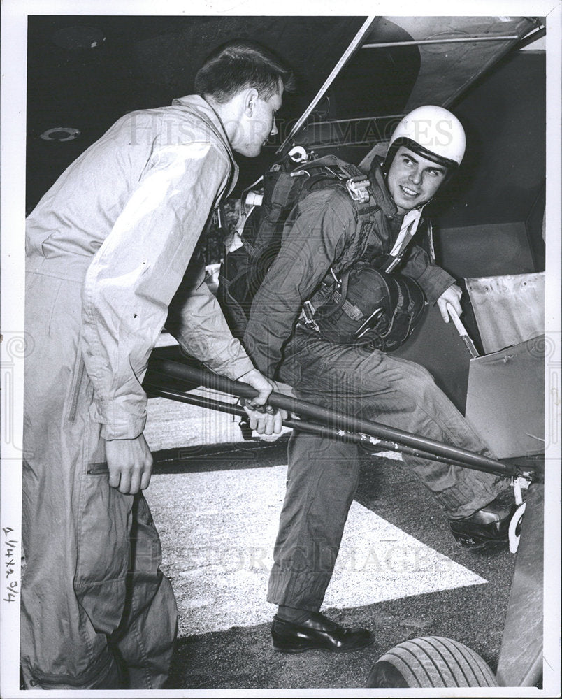1960 Press Photo Michigan Bruce Burgan Dave Tomchuck - Historic Images