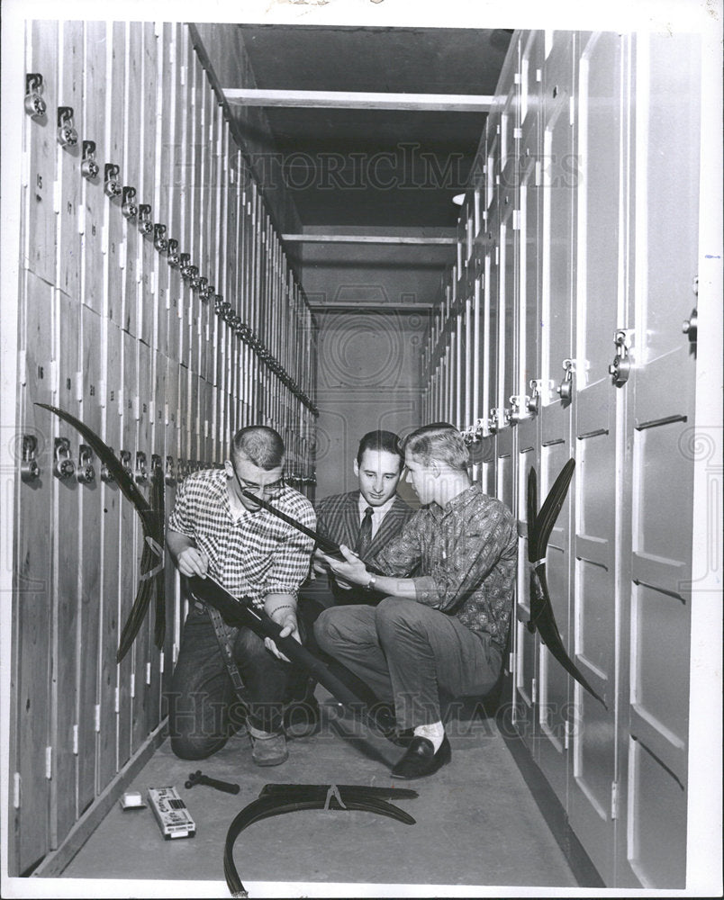 1961 Press Photo Dennis Ford Engineer Michigan Rockford - Historic Images