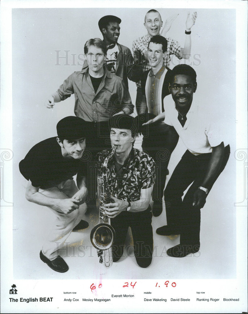 1983 Press Photo English Beat Ranking Roger Andy Cox  - Historic Images