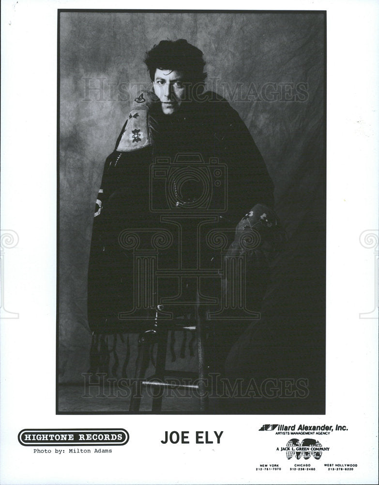 1987 Press Photo Joe Ely American singer songwriter  - Historic Images