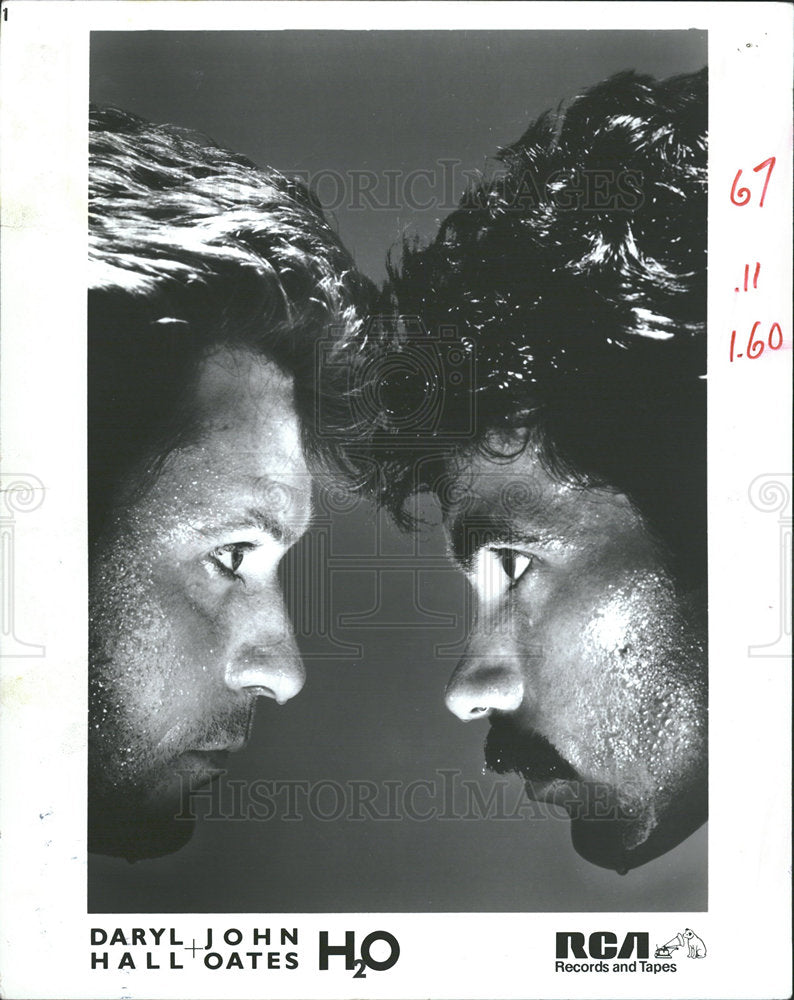 1983 Press Photo Hall Oates Thomas Erlewine  Scott roll - Historic Images