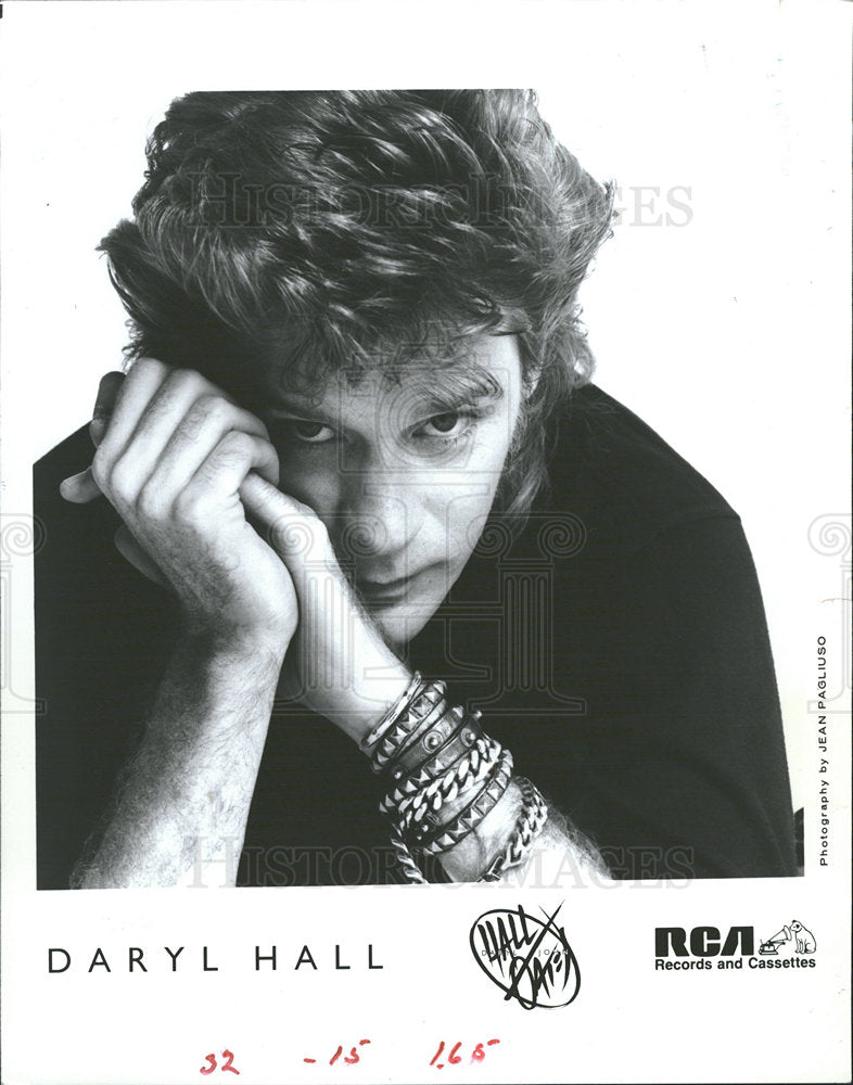 1984 Press Photo Daryl Hall American rock Musician - Historic Images