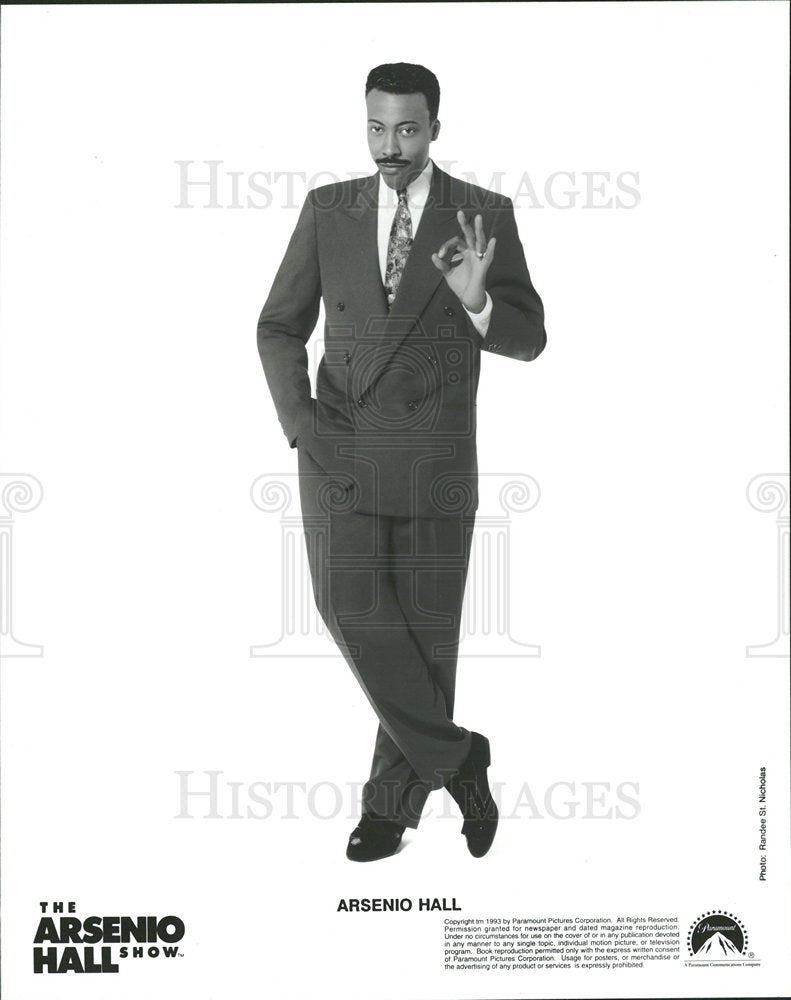 1994 Press Photo Arsenio Hall Actor Talk Show Host - Historic Images