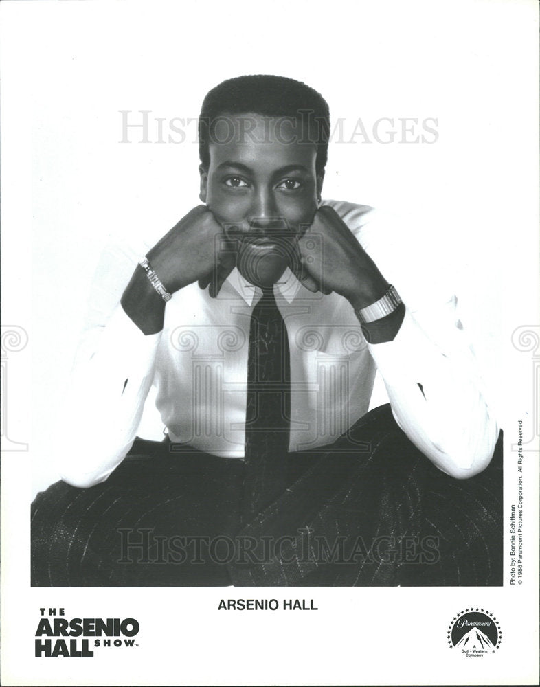 1989 Press Photo Arsenio Hall American Harlem Nights - Historic Images