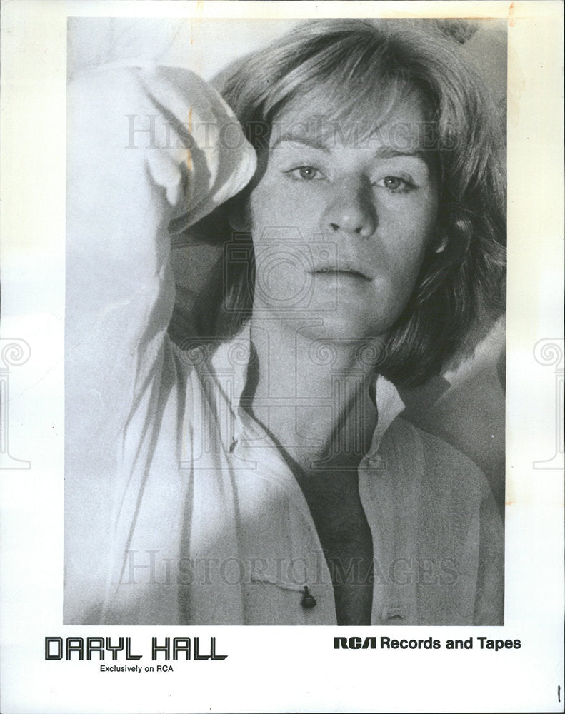 1977 Press Photo Daryl Hall American rock Musician - Historic Images