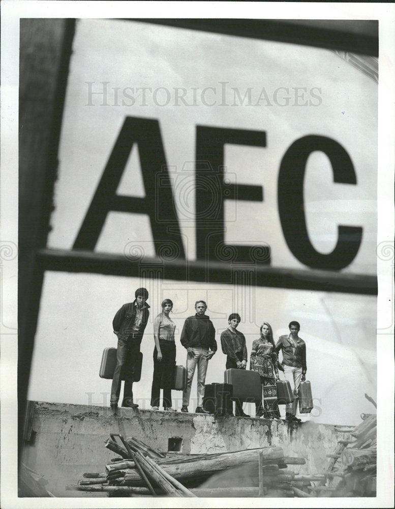 1969 Press Photo Desolate Island US Atomic Bomb Test - Historic Images
