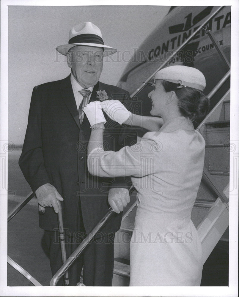 1959 Press Photo Frank England Denver Colorado London - RRY11853 - Historic Images