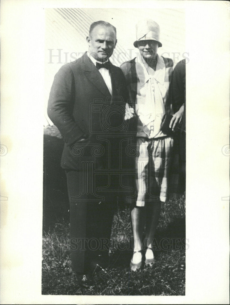 Press Photo Herman koehl Captain Baron Von Huenefeld   - Historic Images