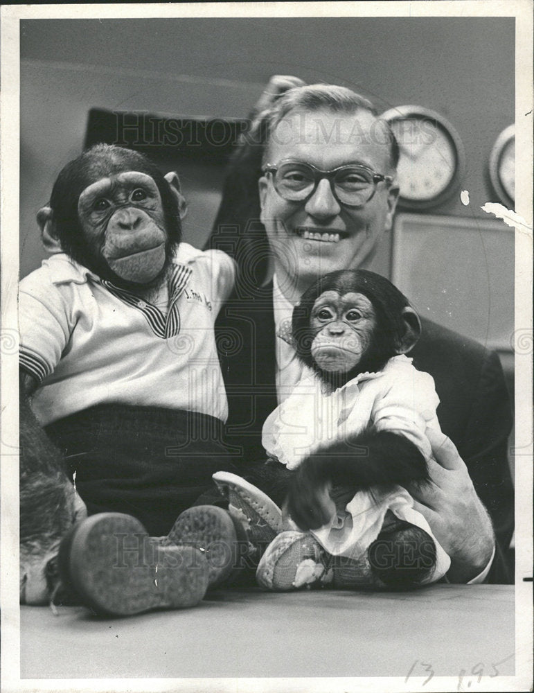 1972 Press Photo Dave Garroway NBC TV Host Chicago - Historic Images