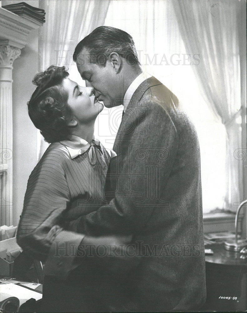 1952 Press Photo Joan Fontaine Ray Milland Movie Actors - Historic Images