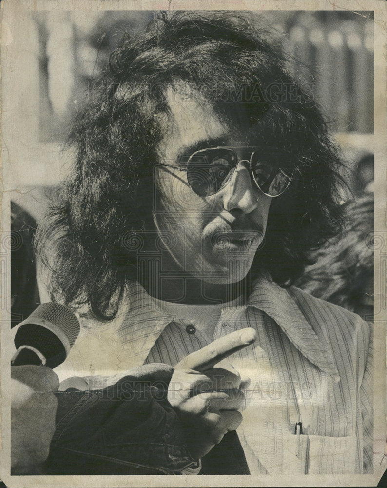 1972 Press Photo Francisco Martinez Activist Chicago - Historic Images