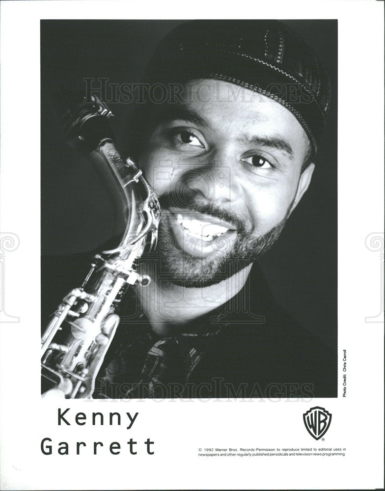1992 Press Photo Kenny Garrett  Jazz Saxophonist - Historic Images