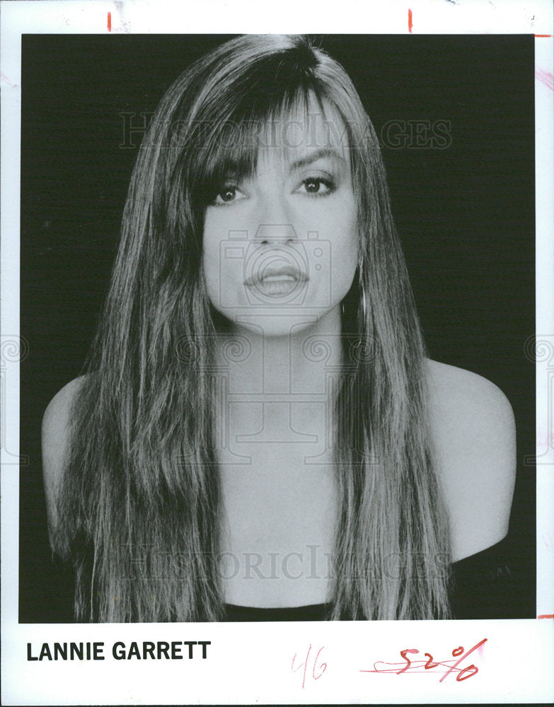 1992 Press Photo Lannie Garrett Actress Singer Chicago - Historic Images