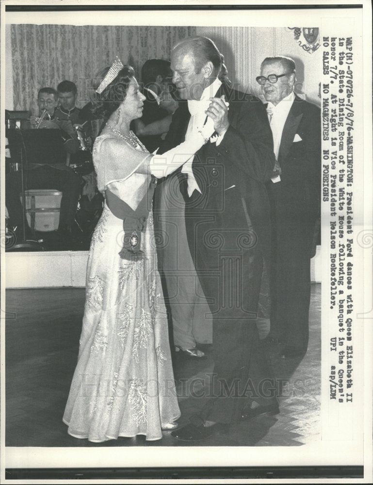 1976 Press Photo Princess Elizabeth Square Dance Mich - Historic Images