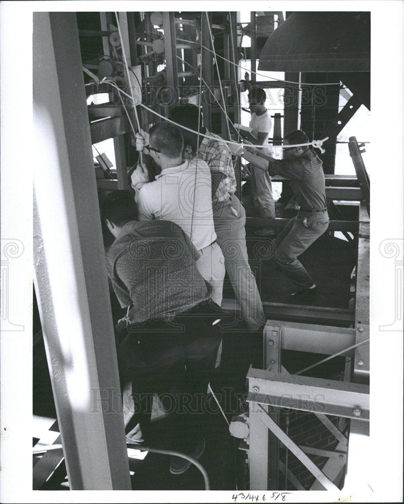 1960 Press Photo Carillon Michigan University  - Historic Images