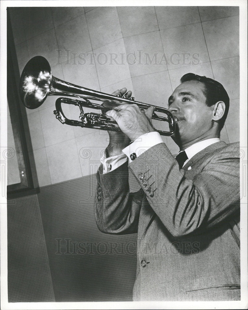 Press Photo Ray Anthony American Trumpeter Bandleader - Historic Images