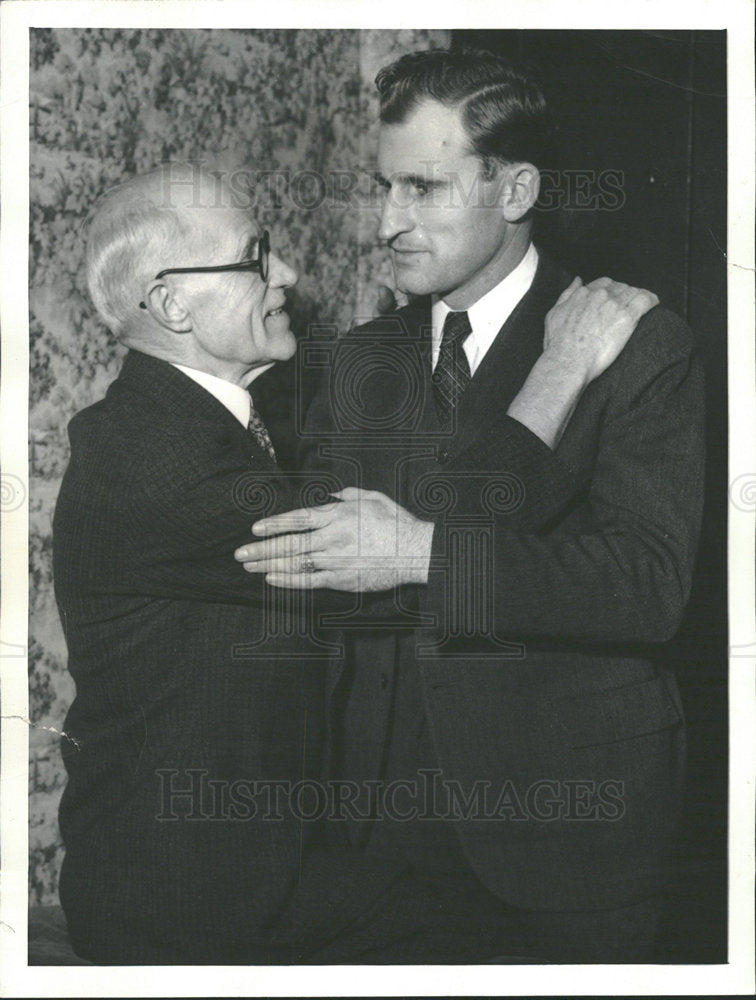 1934 Press Photo Dr. Charles Doke Judson Doke Acquital  - Historic Images