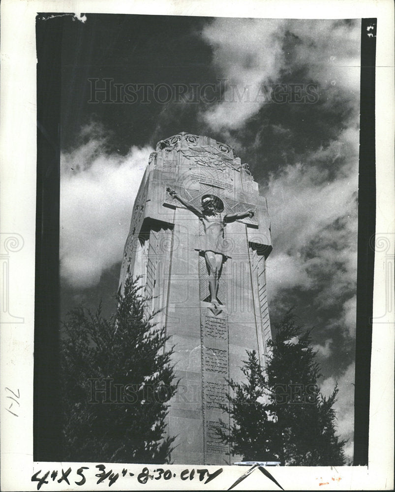 1936 Press Photo Churches Catholoc Shrine of the Leith  - Historic Images