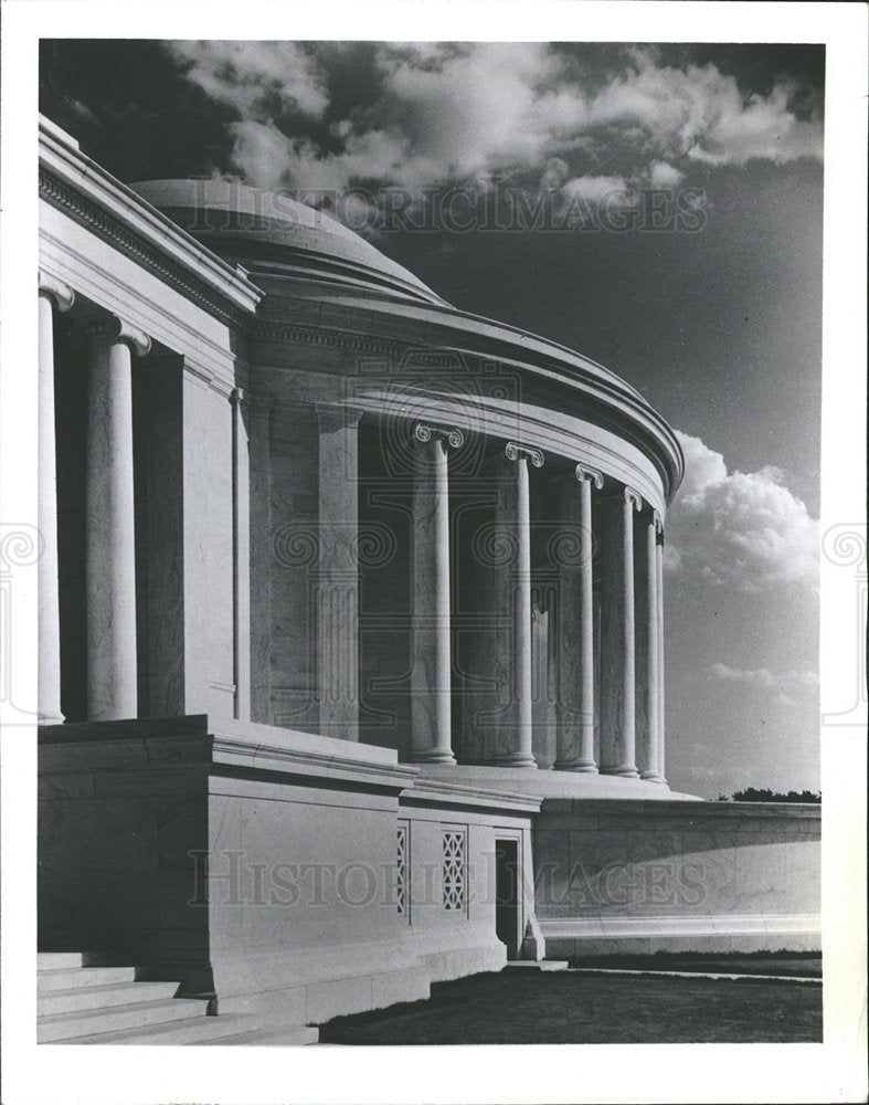 1942 Press Photo Thomas Jefferson Memorial Washington - Historic Images