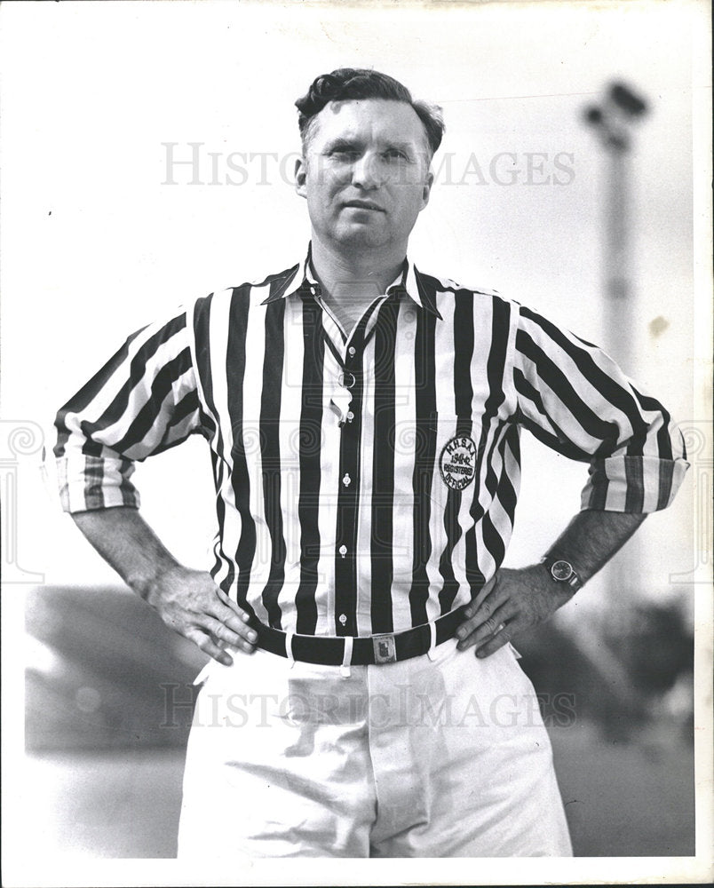 1942 Press Photo University Detroid Football Coach - Historic Images